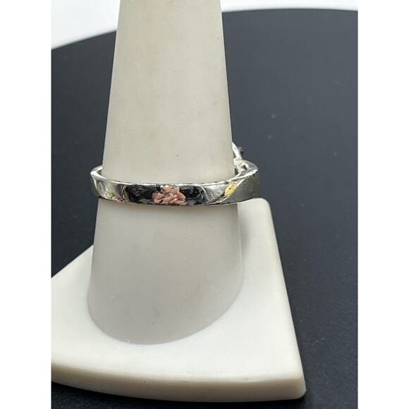 Sterling Silver 925 Mystic Topaz and CZ Ring  Sz 10.25 - Picture 10 of 16